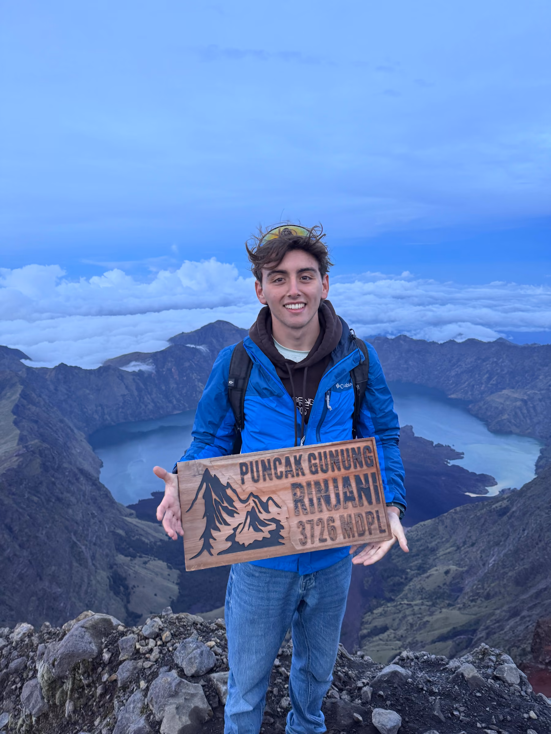La cima del Rinjani